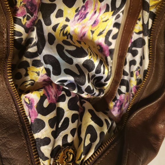 Carmen Steffens Brown Leather Hobo Shoulder Bag - Picture 10 of 15